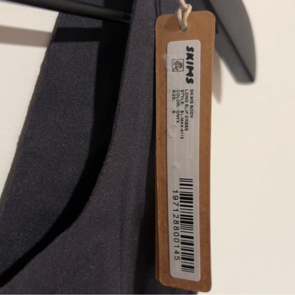 Skims Body Long Slip Dress Onyx Size S Small New NWT - Picture 5 of 5